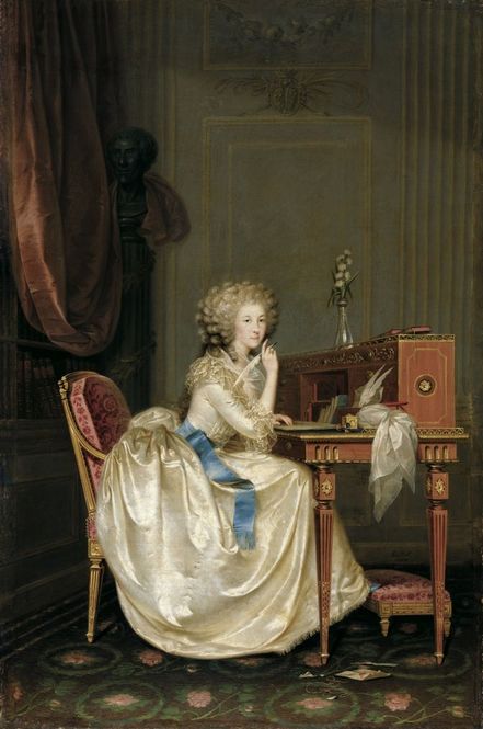 Maria Luisa de Savoy Princesse de Lamballe 1788 by Anton Hickel   Location TBD